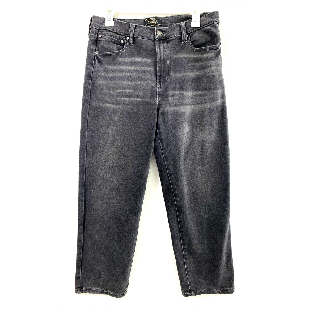 Rachel Roy Jeans Womens 10/30 Black Denim Straight Leg Stretch‎